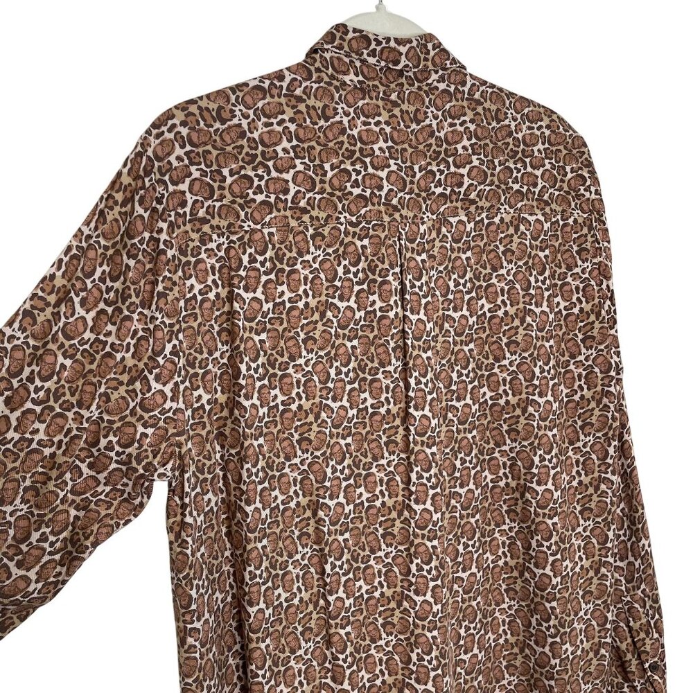 Betabrand Ruth Bader Gisburg Print Button Down To… - image 5